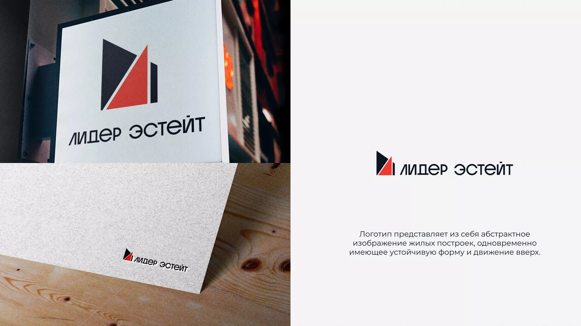 Сделали логотип для агентства недвижимости «Лидер Эстейт» в Приозерске