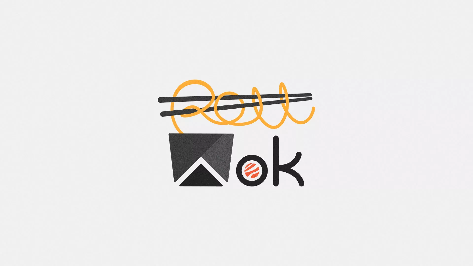 Разработка логотипа в Приозерске для суши-бара «Roll Wok Club» Разработка логотипа в Приозерске для суши-бара «Roll Wok Club»